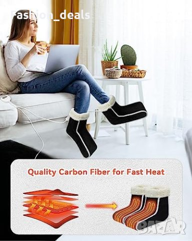 Нов Електрически нагревател за крака Жени Мъже Подарък Топли ботуши, снимка 5 - Други стоки за дома - 42365915
