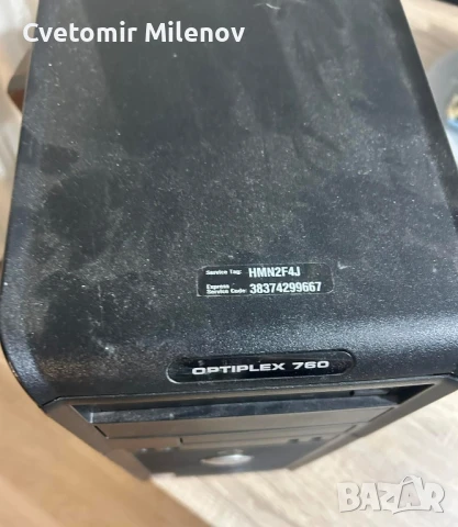 компютър Dell Optiplex 760, снимка 3 - За дома - 50842670