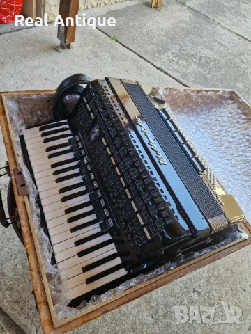Антикварен немски акордеон Veltmaister Meteor 120 баса, снимка 7 - Акордеони - 50779781