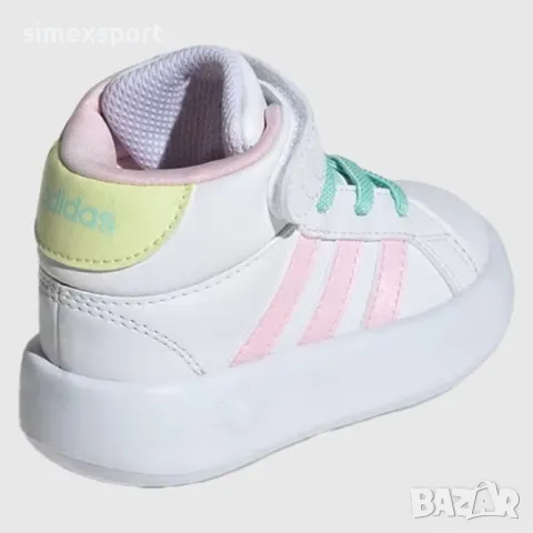ДЕТСКИ КЕЦОВЕ ADIDAS GRAND COURT MID I, снимка 2 - Детски маратонки - 47677172