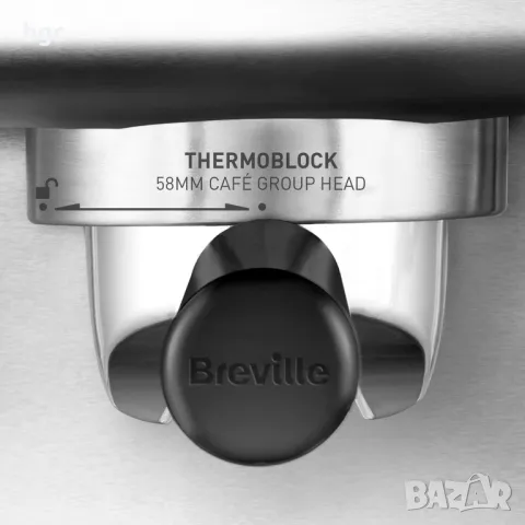 НОВА Еспресо машина Breville Barista Max VCF126X-01, 15 bar, 1450 w, Вградена кафемелачка - 24 месец, снимка 10 - Кафемашини - 48065901