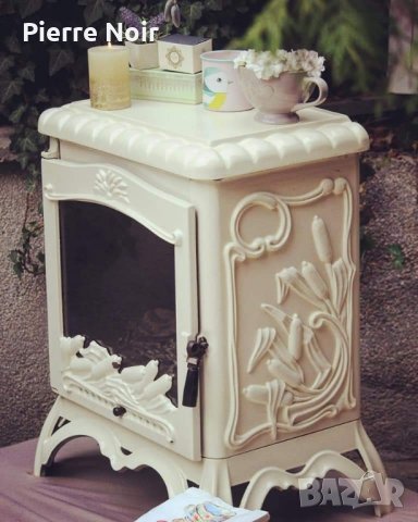 Френска чугунена печка / камина на дърва , снимка 4 - Отоплителни печки - 42069516