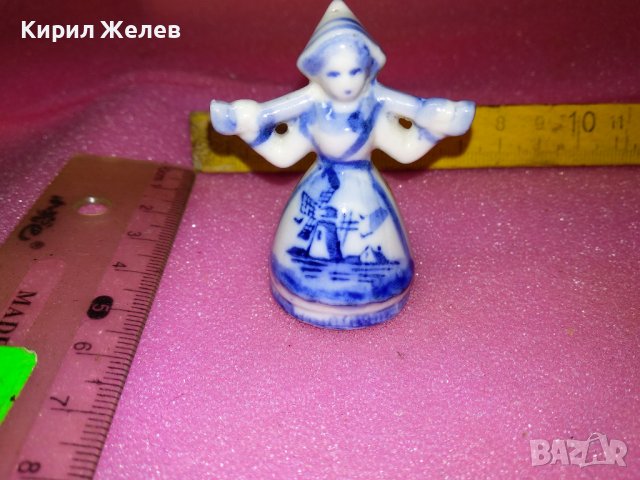 ПОРЦЕЛАНОВА РИСУВАНА КОЛЕКЦИОНЕРСКА ФИГУРКА с МАРКИРОВКА 18607, снимка 6 - Колекции - 44299439