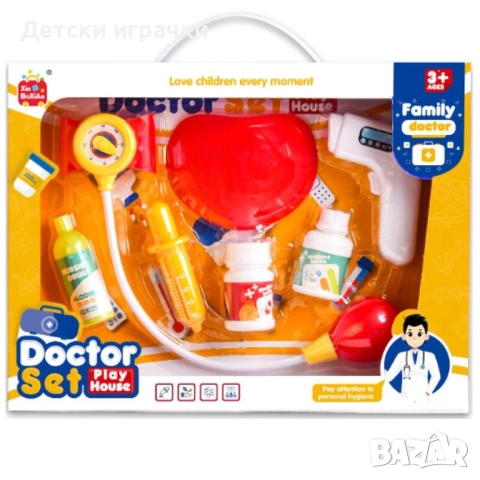 Докторски комплект с апарат за кръвно