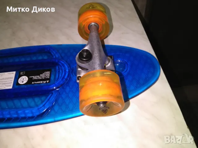 Детски пениборд Firefly С LED светлини, син нов светещ скейборд, снимка 8 - Скейтборд, ховърборд, уейвборд - 49589729