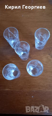 Кристални чаши за ракия , снимка 1 - Чаши - 44339318