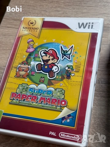Nintendo Wii RVL-101 (Family Edition) (Black) – пълен комплект + Zelda (2 игри) и Super Paper Mario, снимка 12 - Nintendo конзоли - 50712651