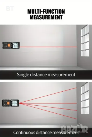 Лазерна рулетка 50 метро, снимка 10 - Измервателни инструменти - 47655533