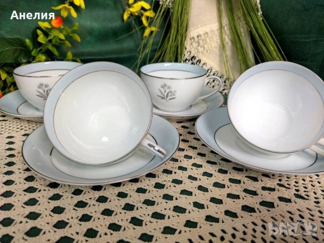 Noritake сетове фин костен порцелан от Япония , снимка 3 - Чаши - 53016304