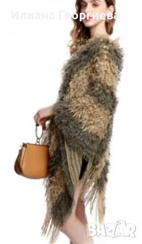 Нов модел топло пончо Madlen 20 лв., снимка 3 - Други - 51757721