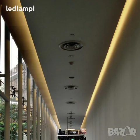 LED лента COB 220V IP65 286LED Неутрално Бяла Светлина 5m/ролка, снимка 6 - Лед осветление - 48281744