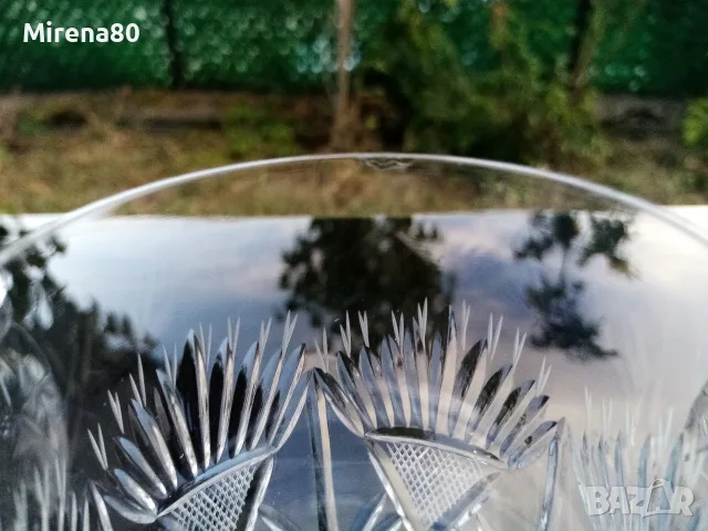 Български кристален сервиз за вода, снимка 6 - Сервизи - 56364688