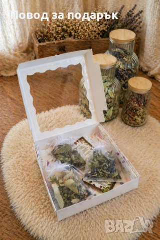Подаръчна кутия с чаени смеси 