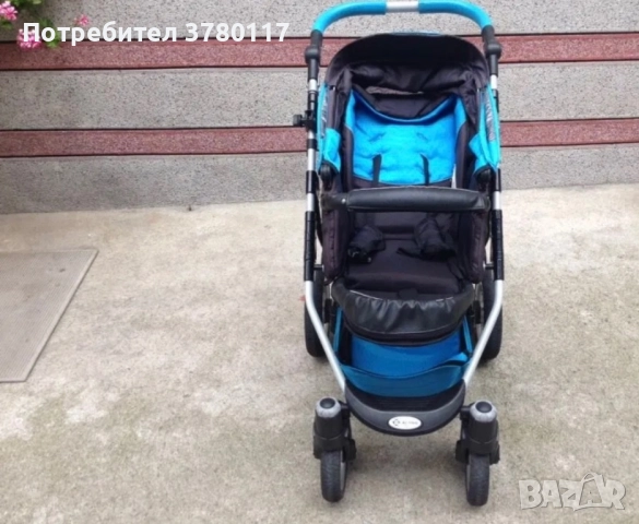 БЕБЕШКА КОЛИЧКА - Elipso, 3в1, Олекотен Алуминий, снимка 4 - Детски колички - 51730573