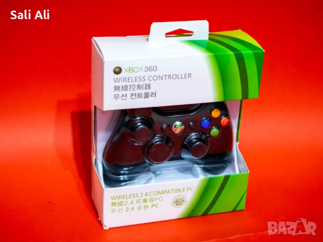 Безжичен контролер Xbox 360 за Windows с USB Приемник – Оригинален