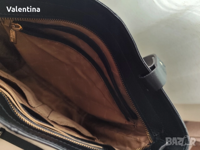 Дамска чанта естествена кожа Gianni Conti, снимка 4 - Чанти - 51609294