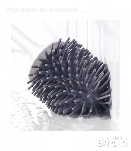 СИЛИКОНОВА ЧЕТКА С ПОСТАВКА ЗА ТОАЛЕТНА ЧИНИЯ - ЗА СТЕНА И ЗА ПОД - код 2966, снимка 9 - Други стоки за дома - 34142098