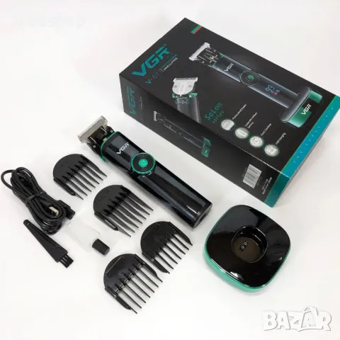 Професионална машинка за подстригване VGR V-671, Тример за коса,Електрическа машинка за подстригване, снимка 2 - Машинки за подстригване - 50440544