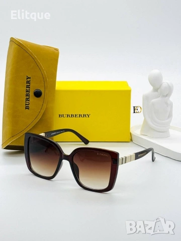 слънчеви очила Burberry с ув защита,кутия , калъф и кърпичка на марката , снимка 3 - Слънчеви и диоптрични очила - 54214975