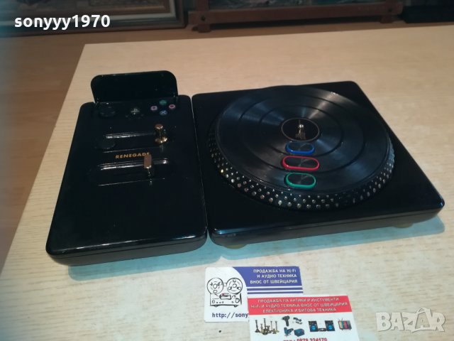 dj hero renegade ps2 & ps3 controler 0611201428, снимка 5 - PlayStation конзоли - 30696357