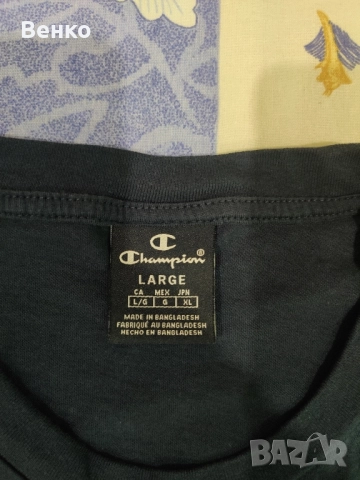 Мъжка Тениска CHAMPION, снимка 3 - Спортни дрехи, екипи - 49414998