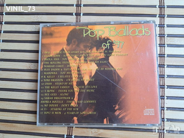 Pop Ballads Of '97, снимка 3 - CD дискове - 50733430