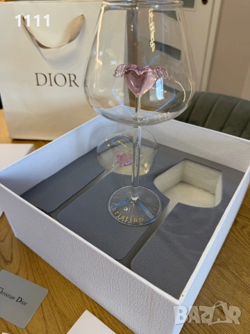 Сет от две чаши за вино Dior, снимка 3 - Чаши - 54231703
