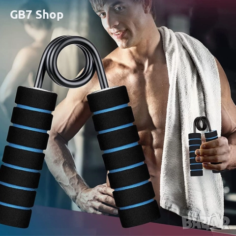  Комплект 5 броя Цветни Ръкохватки За Предмишница - 5 Нива На Съпротивление Включени Велурени Дръжки, снимка 3 - Фитнес уреди - 52741045