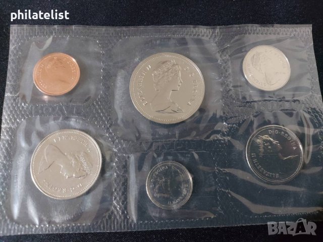Канада 1980 - Комплектен сет , 6 монети, снимка 2 - Нумизматика и бонистика - 42515300