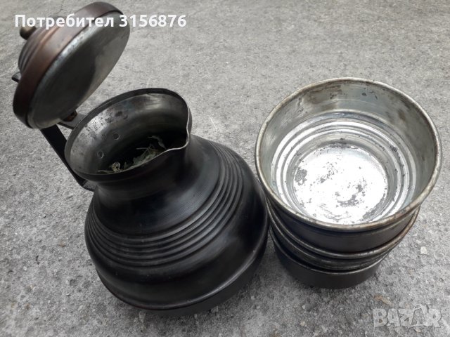 Меден сервиз за вино, снимка 2 - Антикварни и старинни предмети - 36692248