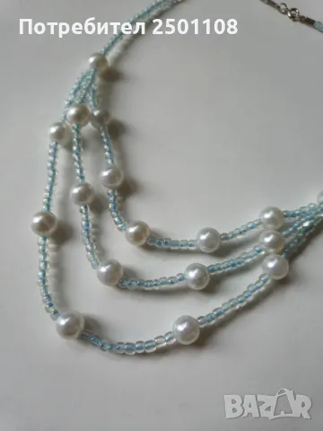 Колие с перли, снимка 2 - Колиета, медальони, синджири - 48004135