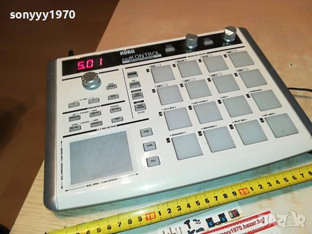 KORG PAD KONTROL-MIDI STUDIO CONTROLLER-ENGLAND 2311221405, снимка 3 - Ресийвъри, усилватели, смесителни пултове - 38770110