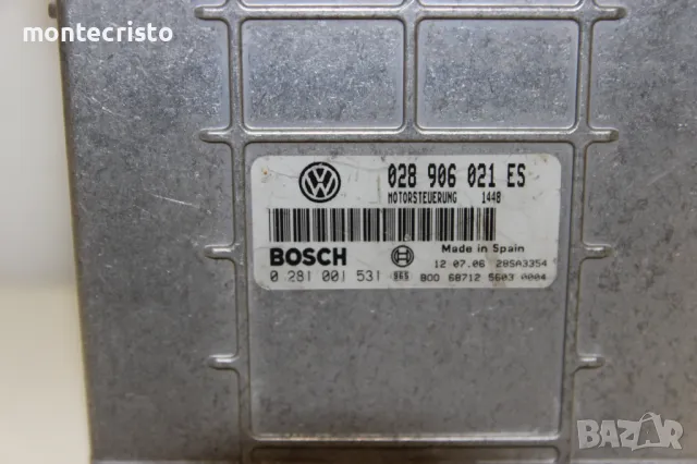 Моторен компютър Ford Galaxy (1995-2000г.) 028906021ES / 028 906 021 ES / 0281001531 / 0 281 001 531, снимка 2 - Части - 49632623