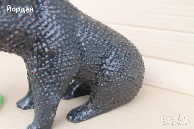 Стара Българска керамика ''Мечкар с мечка'', снимка 6 - Антикварни и старинни предмети - 47990190