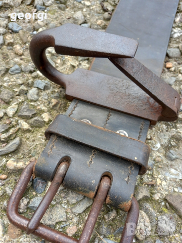 стар пожарникарски колан, снимка 2 - Антикварни и старинни предмети - 44681375