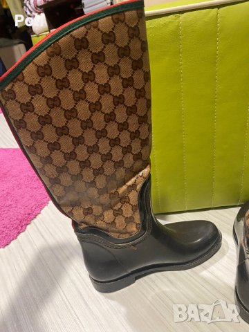 Гумени ботуши Gucci, снимка 3 - Дамски ботуши - 44480245
