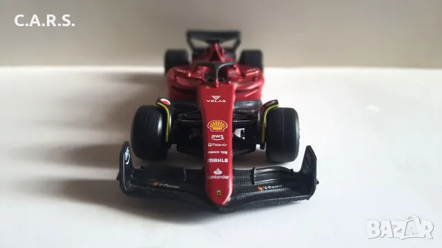 Bburago FERRARI F1-75 Shell Bluetooth - Мащаб 1:41, снимка 8 - Колекции - 56129022