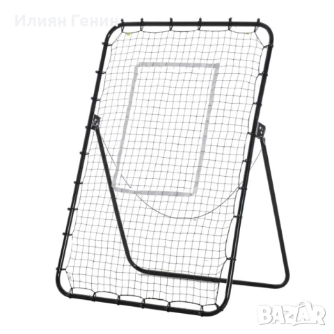 HOMCOM Мрежа за отскок на футбол, регулируем ъгъл, снимка 3 - Футбол - 51939577