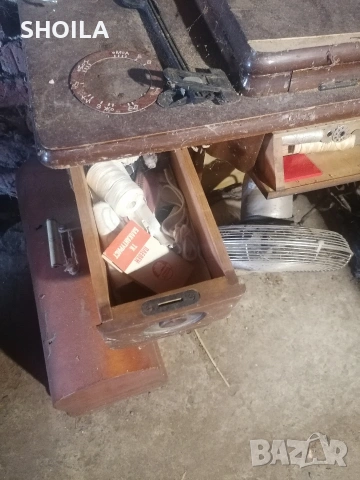 Стара крачна шевна машина, снимка 5 - Антикварни и старинни предмети - 54173009