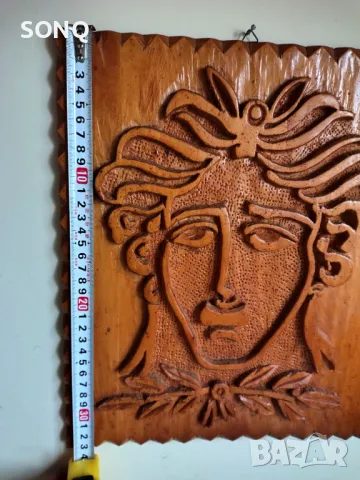 Красиво Дървено Пано Дърворезба, снимка 8 - Пана - 49903158