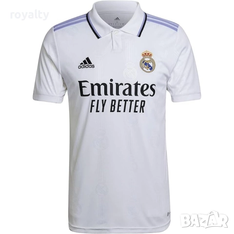 Adidas Оригинално Real Madrid Трико, Бял, L