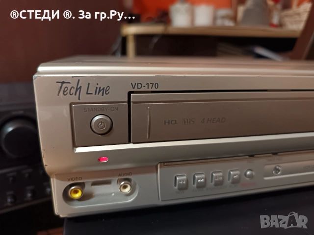 комбиниран DVD/VCR плейър Tech Line VD-170"., снимка 6 - Плейъри, домашно кино, прожектори - 53145021