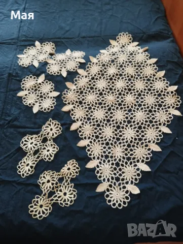Ръчно плетени покривки едновремешни, снимка 13 - Декорация за дома - 50431536