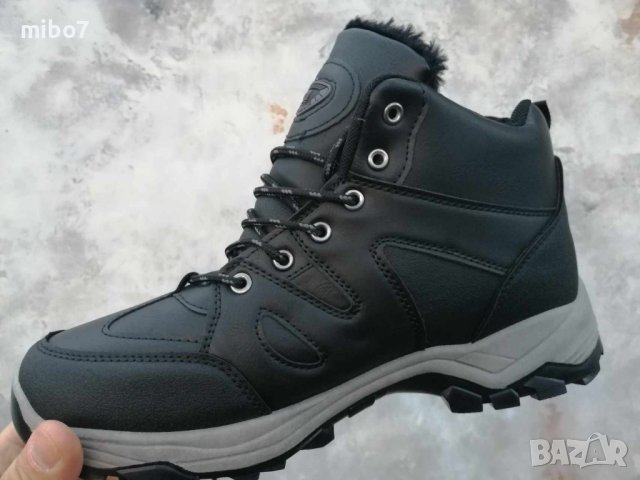 Мъжки зимни, спортни, туристически боти с топъл хастар Caidai, снимка 3 - Мъжки боти - 42852905