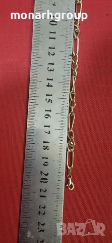 Златна Гривна 14к, снимка 5 - Гривни - 56467543