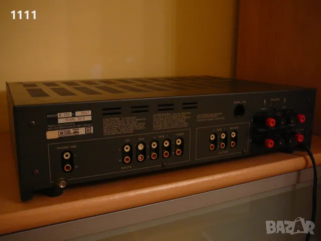 REVOX B-150, снимка 7 - Ресийвъри, усилватели, смесителни пултове - 49044418