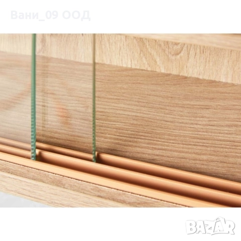 Колекционерски стенна витрина в дървесен цвят , снимка 6 - Секции и витрини - 51731400