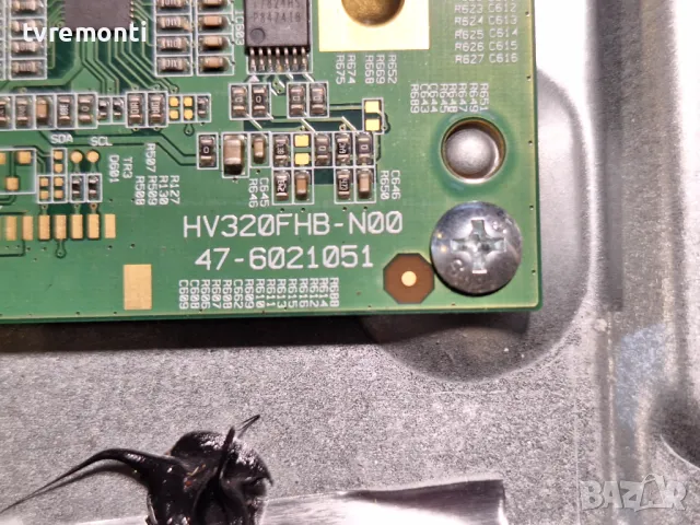 TCon BOARD HV320FHB-N00,47-6021051 for 32 inc DISPLAY TOSHIBA 32LL3A63DG 32inc DISPLAY VES315WNDB-2D, снимка 2 - Части и Платки - 47512806