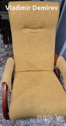 Люлеещ се стол, снимка 2 - Столове - 52967520