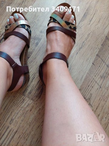 Дамски сандали естествена кожа , снимка 7 - Сандали - 37064255